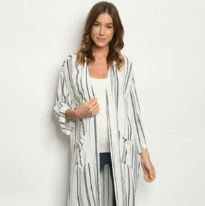 SALE!🔥Lightweight Striped Duster Cardigan